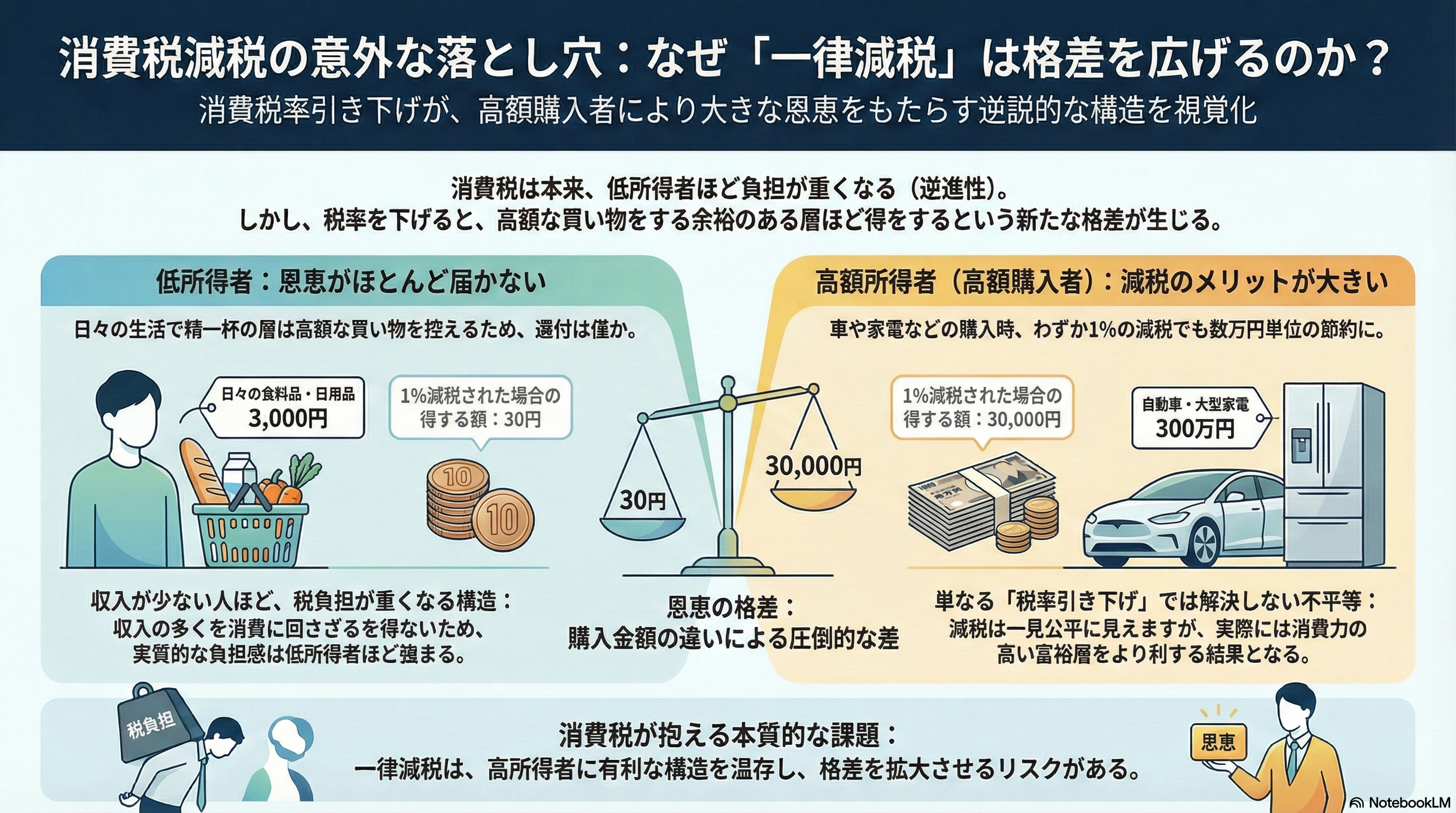 消費減税の落とし穴